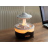 UFO-kujuline õhuniisutaja, aroomidifuusor ja LED-lamp puldiga, 350 ml, 14cm x 17cm