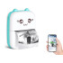 Juhtmevaba kaasaskantav mini termoprinter fotode ja märkmete printimiseks, sinine