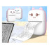 Roosa juhtmevaba minitermoprinter fotode, märkmete ja etikettide printimiseks, 11cm x 8cm x 4cm