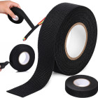 Tekstiilist isolatsiooniteip, must, 19 mm × 25 m