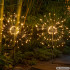 Päikesepatareiga LED-aiavalgustid ilutulestiku efektiga, soe valge, 2 tk, 70 cm