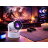 Android TV LED-projektor WiFi, kõlari ja Bluetooth-mikrofoniga HY-300 PRO