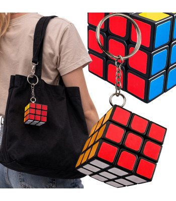 Mini Rubiku kuubiku võtmehoidja, 3x3