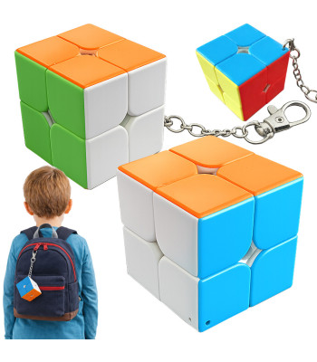 Originaalne mini-loogikakuubiku võtmehoidja, 2x2