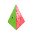 Hariv püramiidikujuline kiirkuubik Pyraminx, loogika- ja osavusmäng, 9,5cm x 9,5cm x 9,5cm