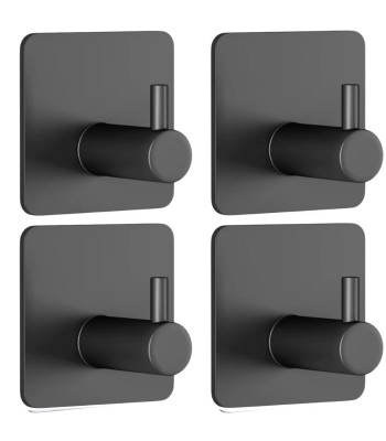 Isekleepuvad metallist konksud, 4 tk, puurimiseta – 2,7 cm, 4,5 × 4,5 cm