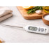 Digitaalne köögitermomeeter liha ja toidu temperatuuri mõõtmiseks, veekindel, LCD-ekraaniga, 25 cm