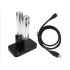Nintendo Switchi Joy-Coni laadimisjaam LED-valgustusega, 4 kontrollerile