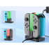 Nintendo Switchi Joy-Coni laadimisjaam LED-valgustusega, 4 kontrollerile
