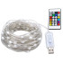 Välistingimustesse mõeldud veekindel RGB LED-riba USB, Bluetoothi rakenduse ja puldiga, 10 m