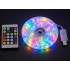 Välistingimustesse mõeldud veekindel RGB LED-riba USB, Bluetoothi rakenduse ja puldiga, 10 m