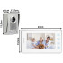 Juhtmega videofonosüsteem monitori, kaamera ja öövalgustusega – 27801_B