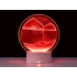 3D liikuvate liivamustritega RGB LED-laualamp, USB, 19 cm
