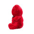 Punane plüüsist kaisukaru südamega „I LOVE YOU” – kingituseks, 30cm x 18cm