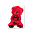 Punane plüüsist kaisukaru südamega „I LOVE YOU” – kingituseks, 30cm x 18cm
