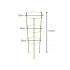 Taimerõngastugi 3 reguleeritava rõngaga, DIVODV, 120 cm