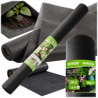 Must multšiv agrokiud DIVODV, umbrohutõkkekangas, 50 g/m², 1x20m