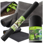 Must umbrohutõkke- ja multšikangas DIVODV, 50 g/m², 1 × 30 m