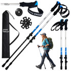 Trekkingukepid VERK GROUP nordic walkinguks, otsikute ja hoiukotiga, 62–137 cm, 14704_S