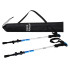 Trekkingukepid VERK GROUP nordic walkinguks, otsikute ja hoiukotiga, 62–137 cm, 14704_S