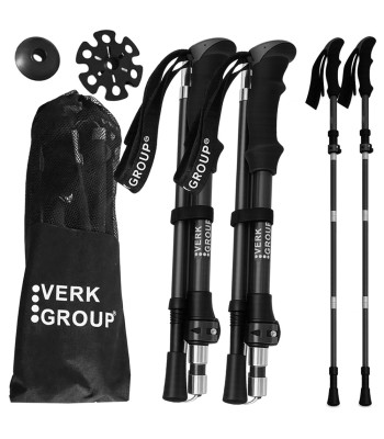 VERK GROUPi trekkingu- ja kepikõnnikepid koos koti ja otsikutega
