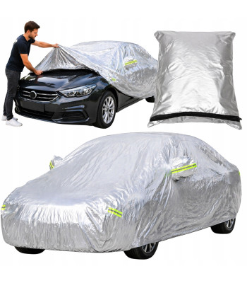 Veekindel autokate peeglitaskutega, hõbedane, suurus M