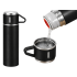 Must roostevabast terasest termos 3 tassiga, 400 ml