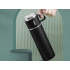 Must roostevabast terasest termos 3 tassiga, 400 ml