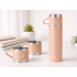 Roostevabast terasest reisitermos kolme kruusiga kohvi ja tee jaoks, 400 ml