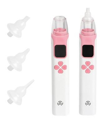 Elektriline ninaaspiraator lastele, 4 otsikut, USB-laadimine