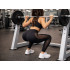 Naiste vormivad push-up-retuusid, pikad, kõrge värvliga, fitnessiks, mustad – L/XL