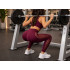 Naiste pikad vormivad push-up-retuusid kõrge värvliga, bordoopunased, S/M