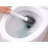 Klassikaline WC-hari hoidiku ja anumaga, hall