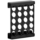 Kohvikapslite hoidik-organiseerija, must, 20 kapslile, 32 × 24 × 5,5 cm