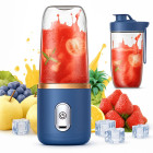 Kaasaskantav USB-blender 6 teraga smuutide ja kokteilide valmistamiseks, 2 × 400 ml