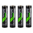 Laetavad AA-akud, Ni-MH, 4800 mAh, 1,2 V, 4 tk, läbimõõt 1,4 cm, kõrgus 5,1 cm