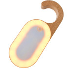 Liikumisanduriga LED-öölamp konksuga, soe valgus