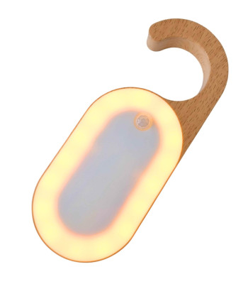 Liikumisanduriga LED-öölamp konksuga, soe valgus