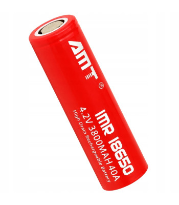 Liitiumioonaku 18650, 3800 mAh, 4,2 V, 1 tk