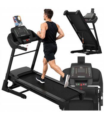 Kokkupandav elektriline kodune jooksulint reguleeritava kaldega, JK1205, 135 kg, 16 km/h