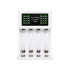 Maxday akulaadija LED-laadimisnäidiku ja USB-C-kaabliga, komplektis 4 akut, AA/AAA