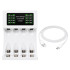 MAXDAY AA/AAA akulaadija USB-C, LED-laadimisnäidiku ja kiirlaadimisega, C704B3, 9,2cm x 6,4cm x 2,7cm