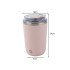 Ise segav roosa termokruus USB-laadimisega, roostevabast terasest, 350 ml