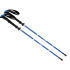 Kokkupandavad sinised trekkingukepid matkamiseks ja kepikõnniks, 35 cm / kuni 136 cm