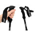 Reguleeritavad kokkupandavad matkakepid, mustad – 35 cm