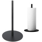 Must metallist köögipaberihoidik, 32 cm, Ø 17 cm