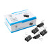 Metallist bürooklambrid dokumentide kinnitamiseks, mustad, 12 tk, 19 mm