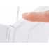 Kokkupandav LED-valgustusega kosmeetikapeegel alusega, valge, 23,5 × 15,5 cm / 15,5 × 12 × 1,5 cm