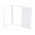 Kokkupandav LED-valgustusega kosmeetikapeegel alusega, valge, 23,5 × 15,5 cm / 15,5 × 12 × 1,5 cm