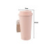 USB-ga isesegav roostevabast terasest termokruus, roosa, 350 ml